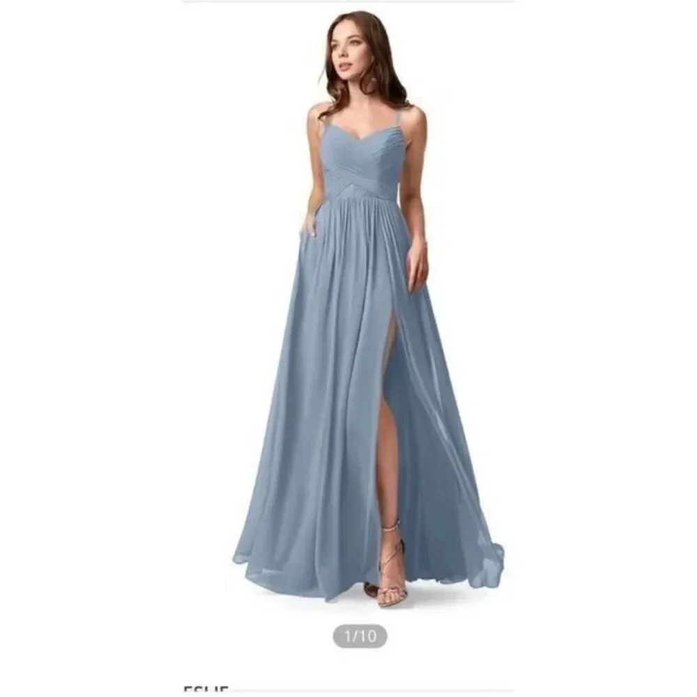- Azazie sleeveless dress